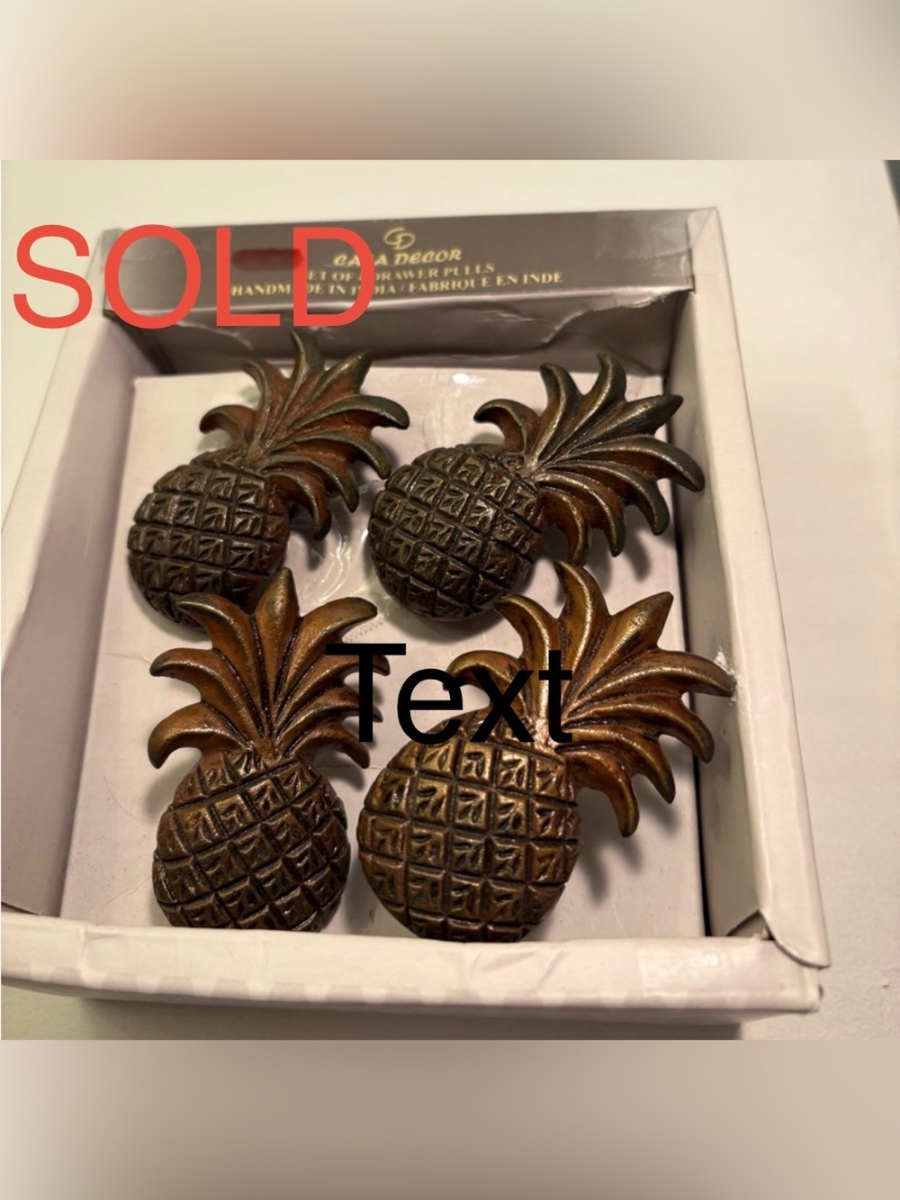 Casa Decor Pineapple Drawer Pulls